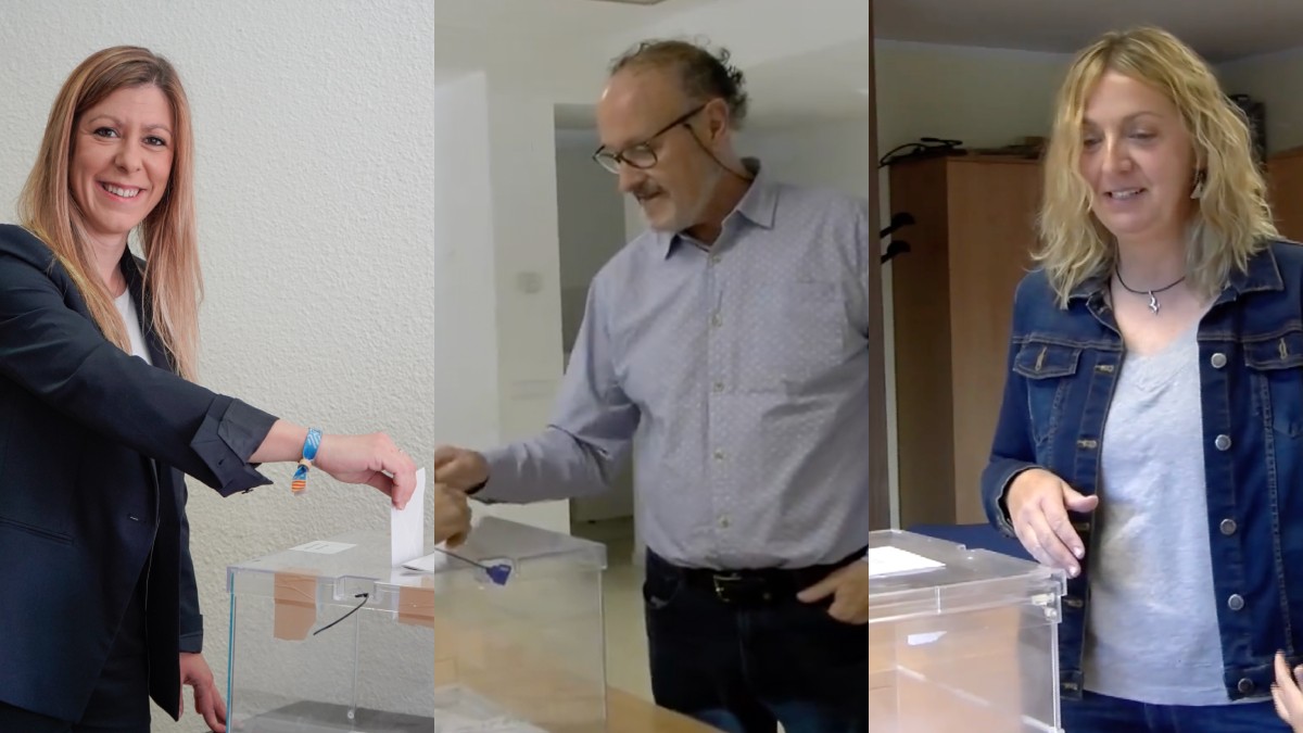 Jeannine Abella, Josep Vidal i Neus Comes, futurs diputats del Pallars al Parlament