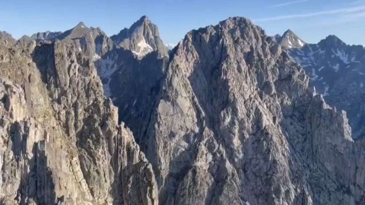 Imatge aèria de la zona on ha tingut lloc el rescat