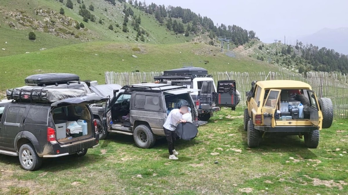 Imatge dels vehicles totterreny sancionats