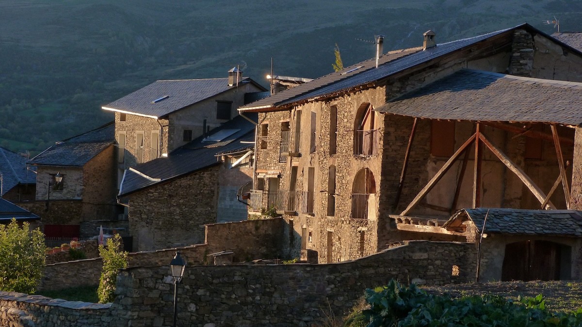 Pobellà, un dels pobles de la Vall Fosca afectats per la recent avaria 