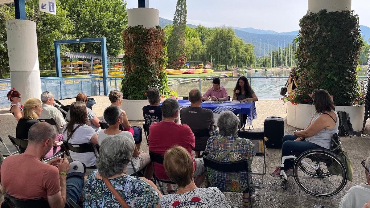 Imatge de la presentació de la guia a la Seu d'Urgell