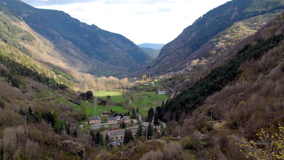 Vista panoràmica de la Vall Fosca