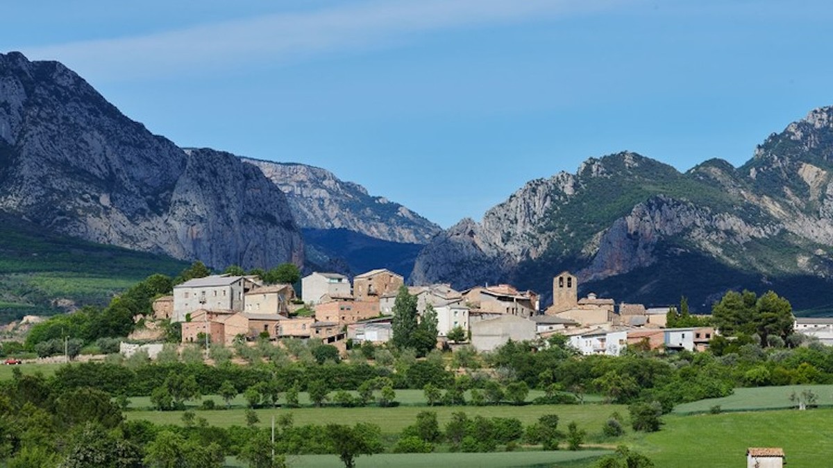 El poble de Sant Romà d'Abella