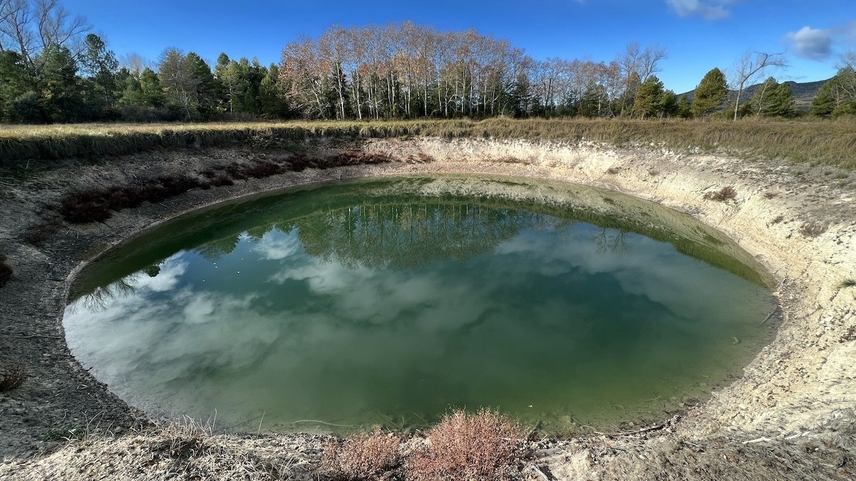 L'estany gran de Basturs en una imatge d'arxiu