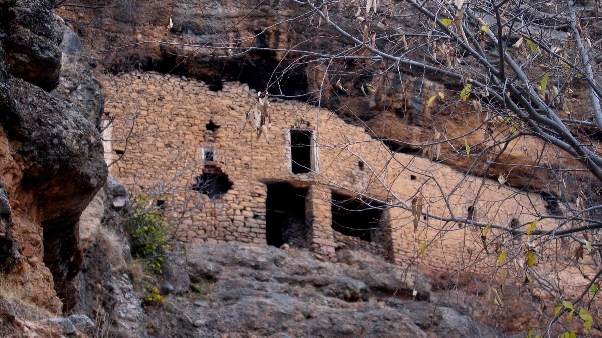 El despoblat de l'Espluga de Cuberes, al municipi de Baix Pallars