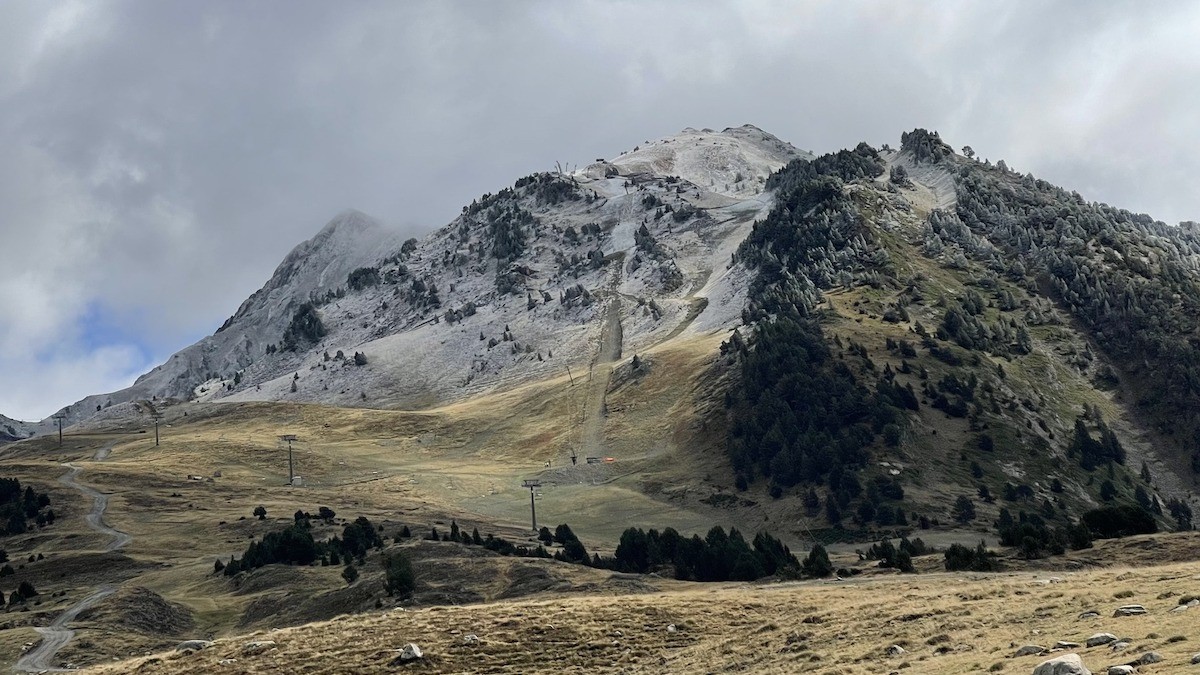 Petita enfarinada a Baqueira Beret