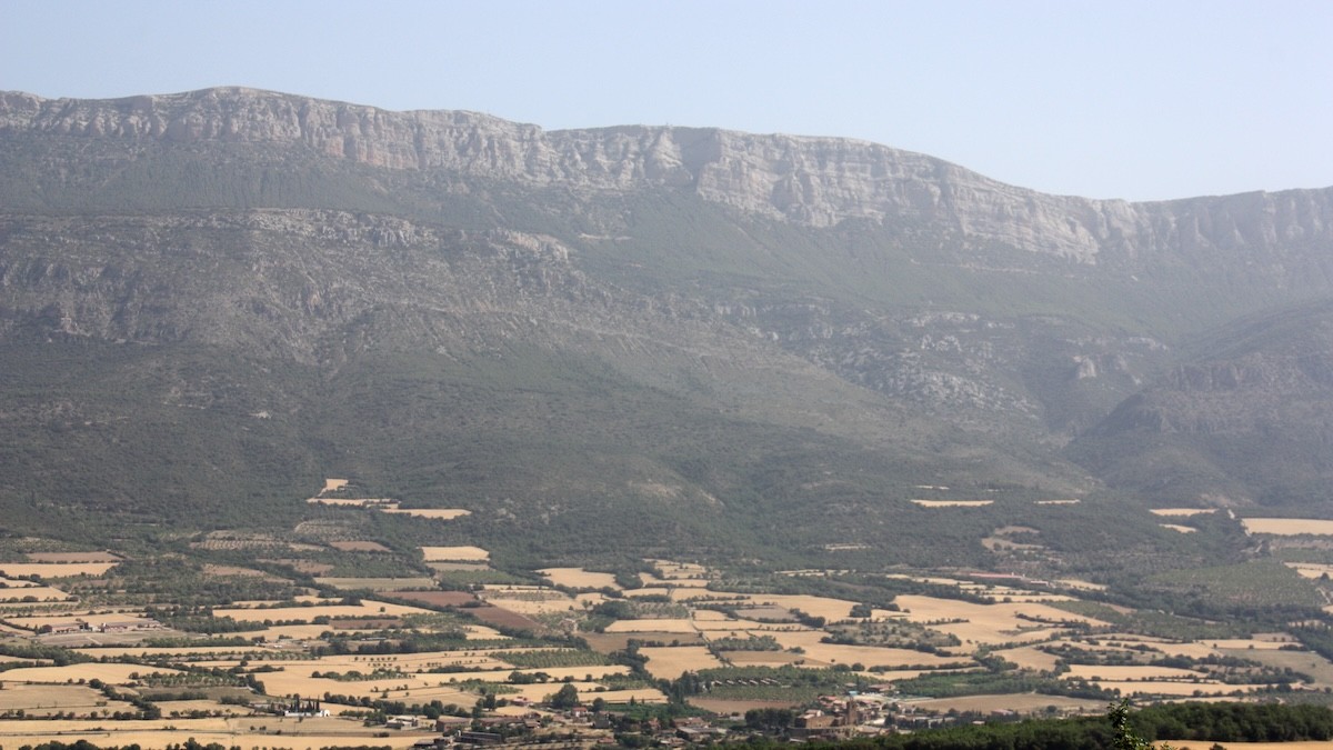 La serralada del Montsec, en una imatge d'arxiu