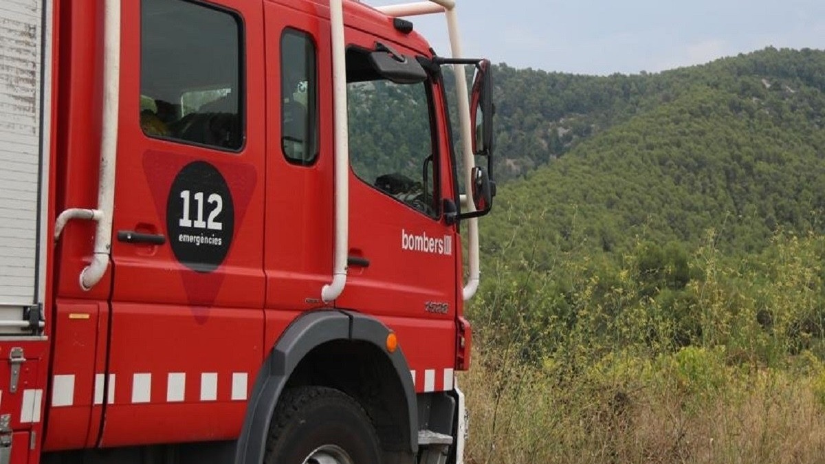 Un camió de Bombers en una imatge d'arxiu