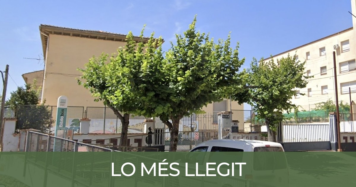 Imatge exterior de l'Escola AESO d'Isona