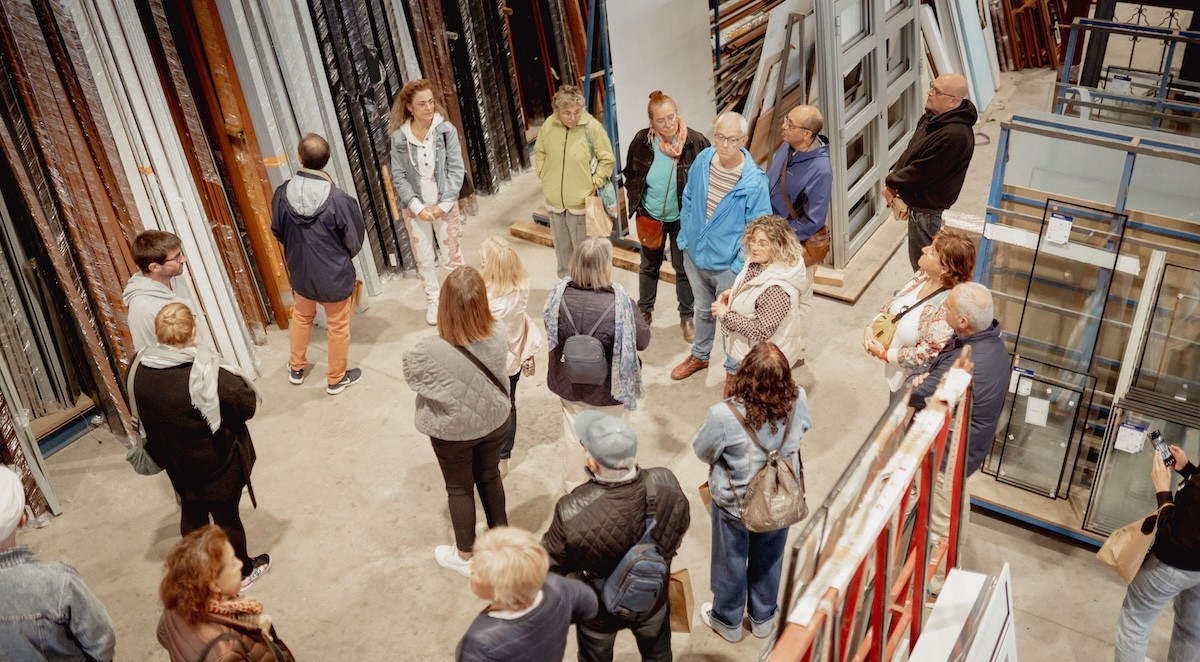 Visita a una de les empreses del polígon industrial