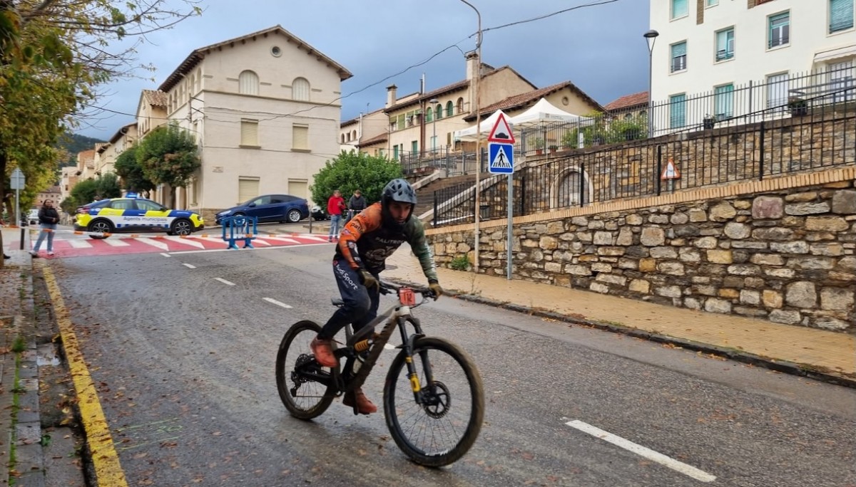 Un participant a la prova de dissabte