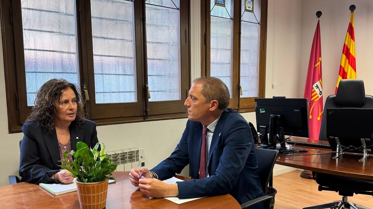 Crespín reunit amb la delegada del Govern a l'Alt Pirineu i Aran