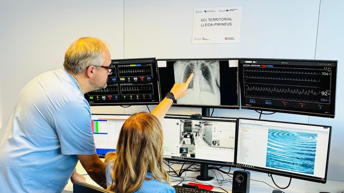 El nou tele UCI de l'hospital pallarès i de l'Arnau de Vilanova