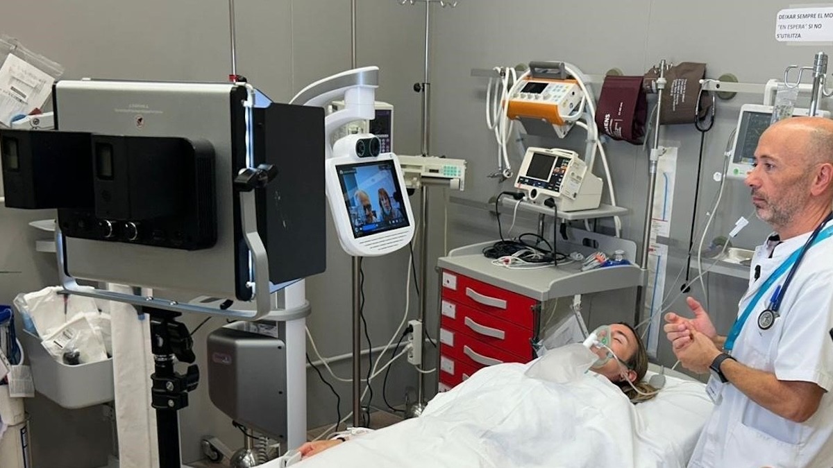 El Tele UCI permet el monitoratge en temps real dels pacients