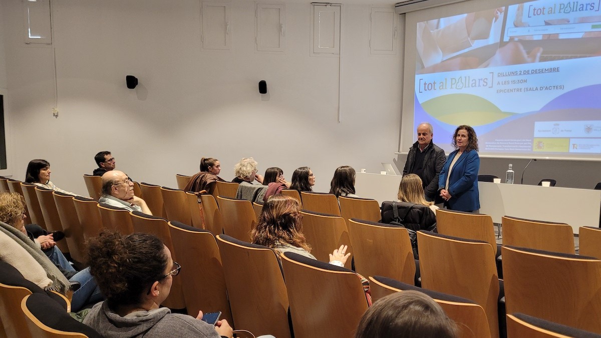 Imatge de la presentació de la plataforma a l'Epicentre de Tremp