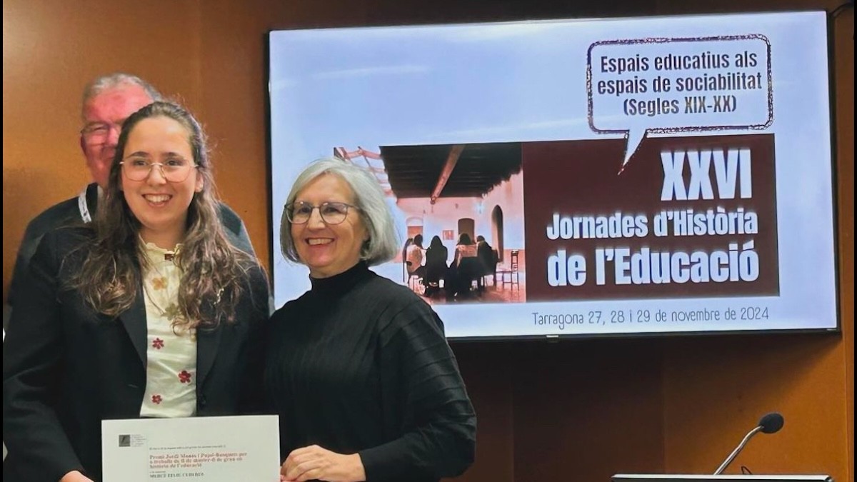 Feliu va recollir el guardó el passat 27 de novembre