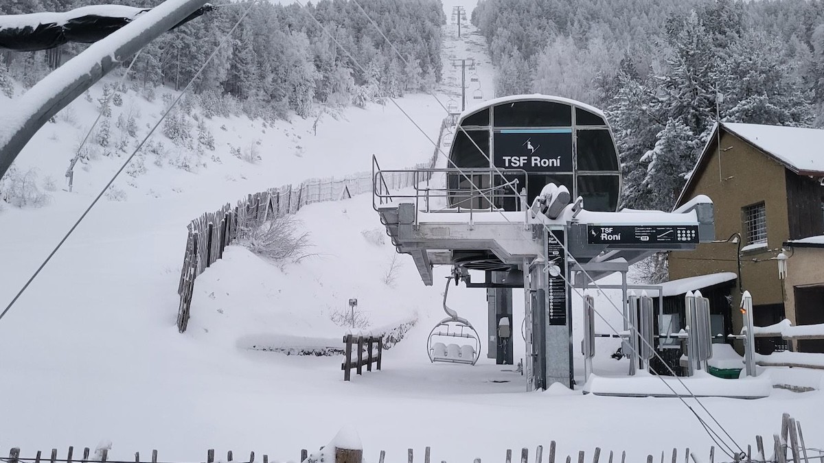 La nevada ha deixat gruixos superiors als 40 centímetres a les cotes altes de Port Ainé i Espot