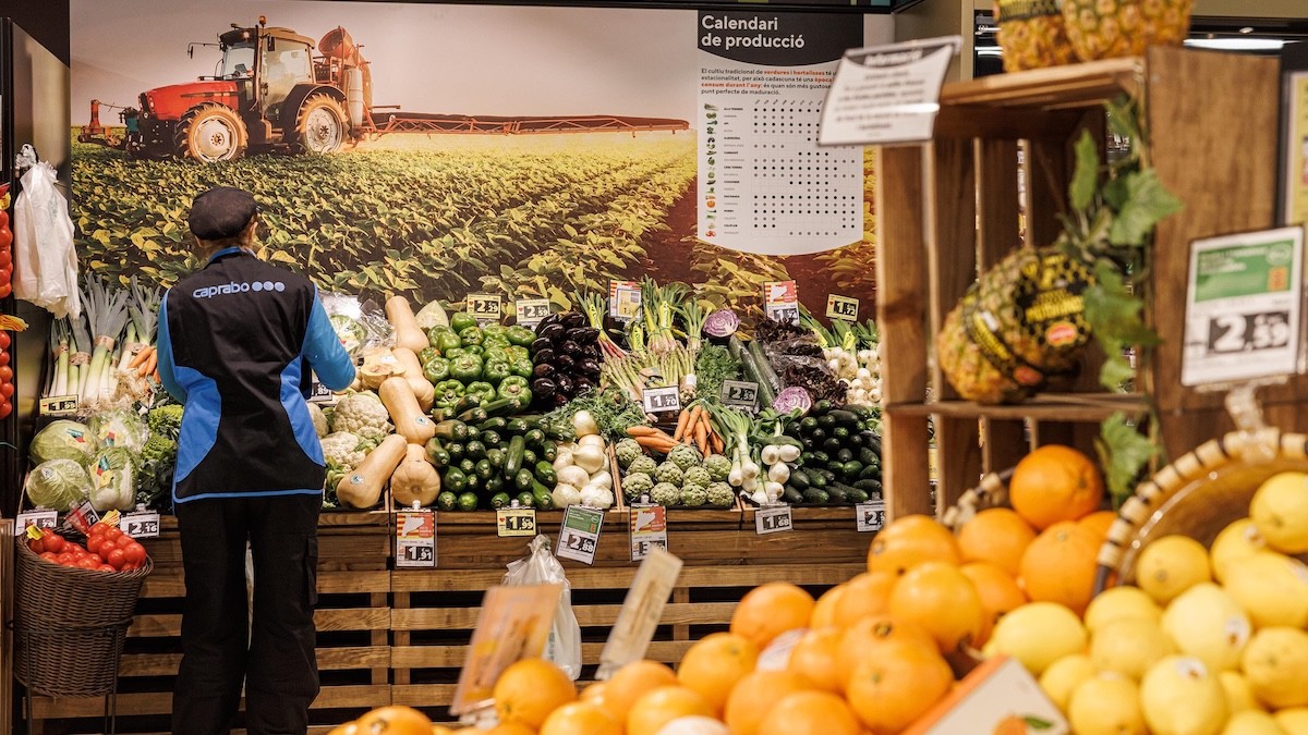 Un supermercat en una imatge d'arxiu