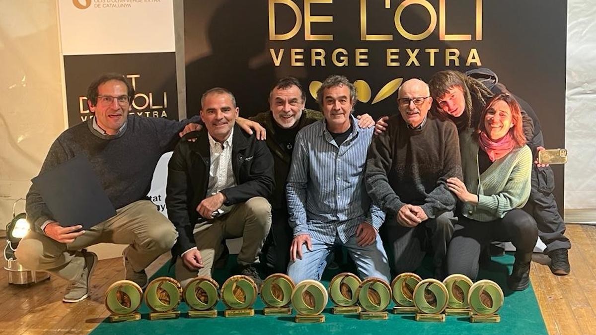 Els productors pallaresos premiats a la Nit de l'Oli Verge Extra