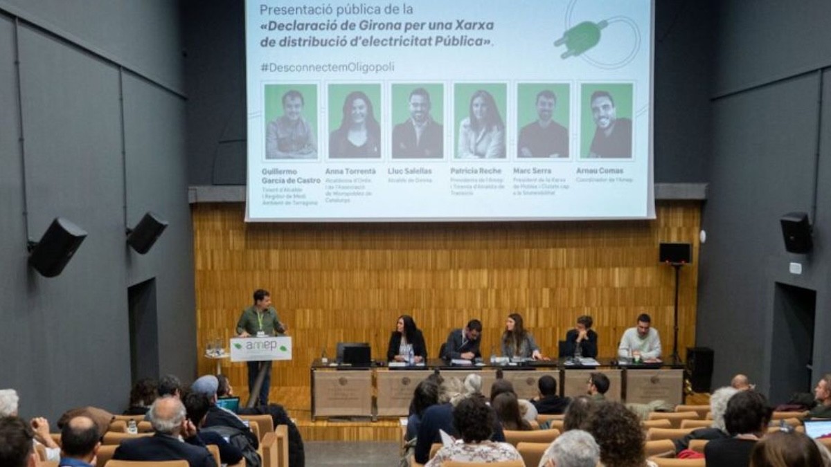 La declaració s'ha presentat en el marc de la jornada 'Desconnectem l’Oligopoli'