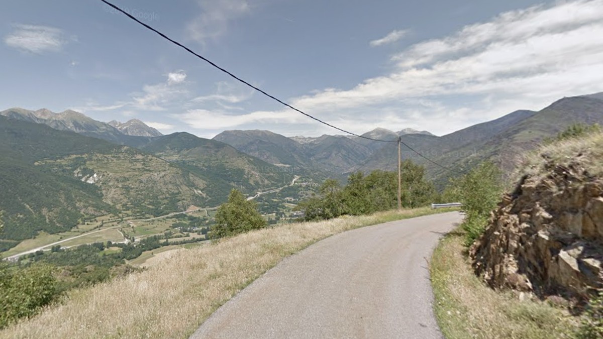 Imatge d'arxiu de la carretera d'accés a Llavorre