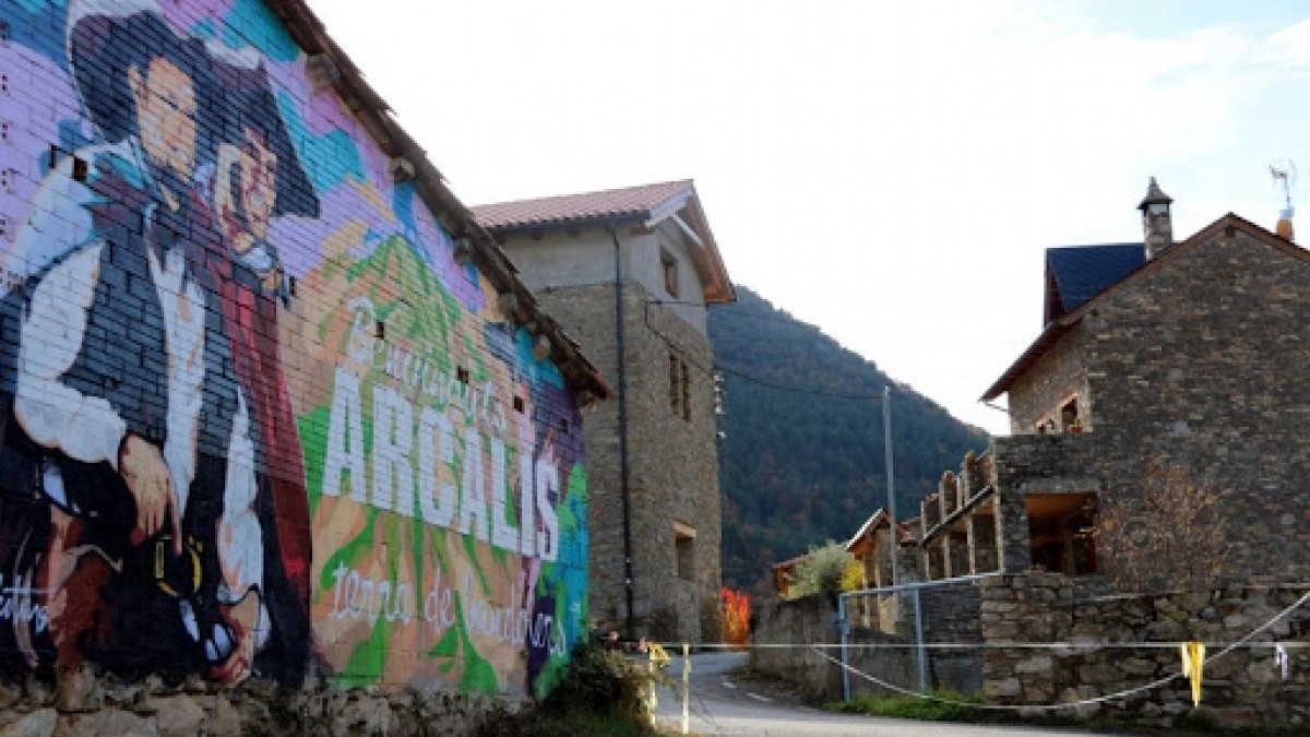 Imatge del poble d’Arcalís