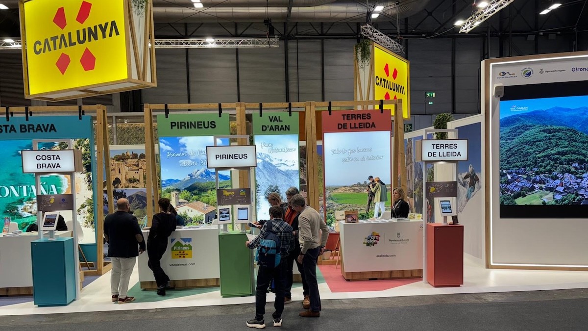 L'estand dels Pirineus a la Fira Internacional de Turisme, aquest dimecres