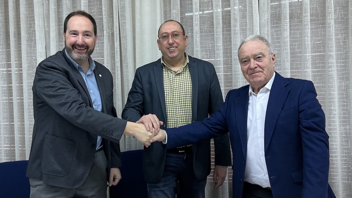 El president de Micropobles, l'alcalde de Talarn i el president d'EsMontañas aquest dijous