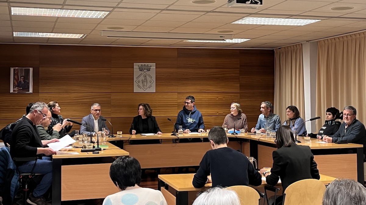 Ple municipal de l'Ajuntament de Tremp