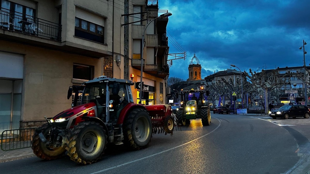 La marxa lenta al seu pas per Tremp