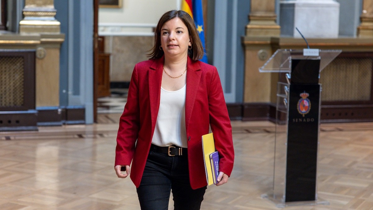 La senadora Sara Bailac, al Senat