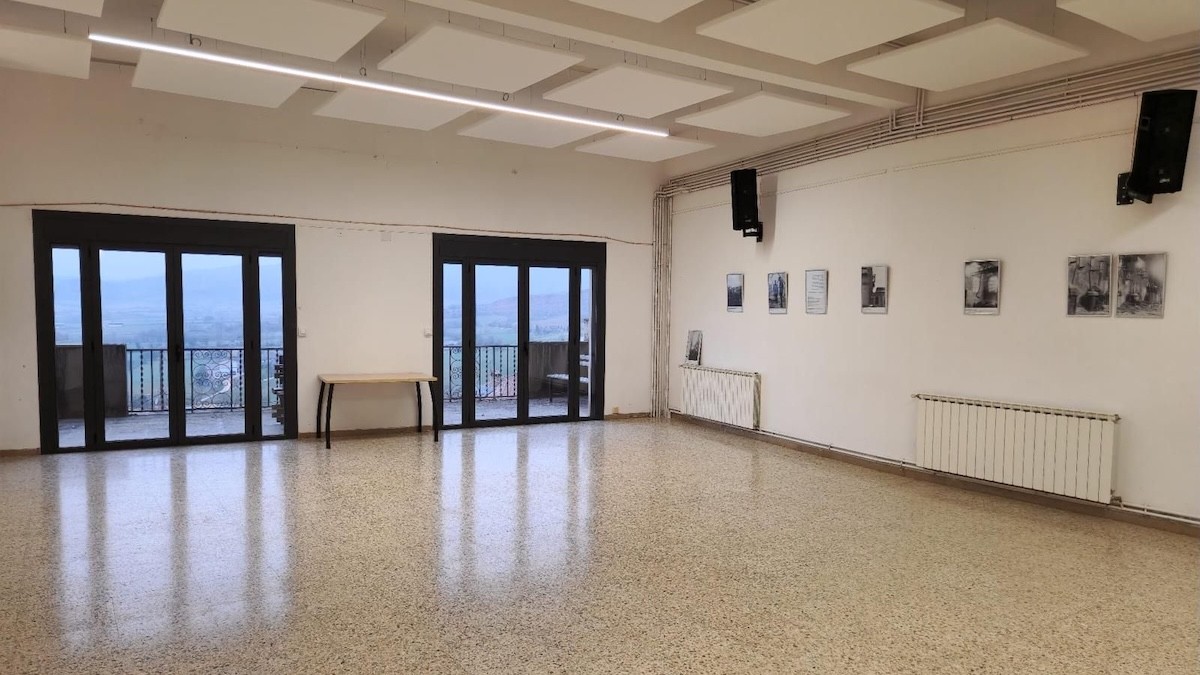 Interior de la sala polivalent de Talarn