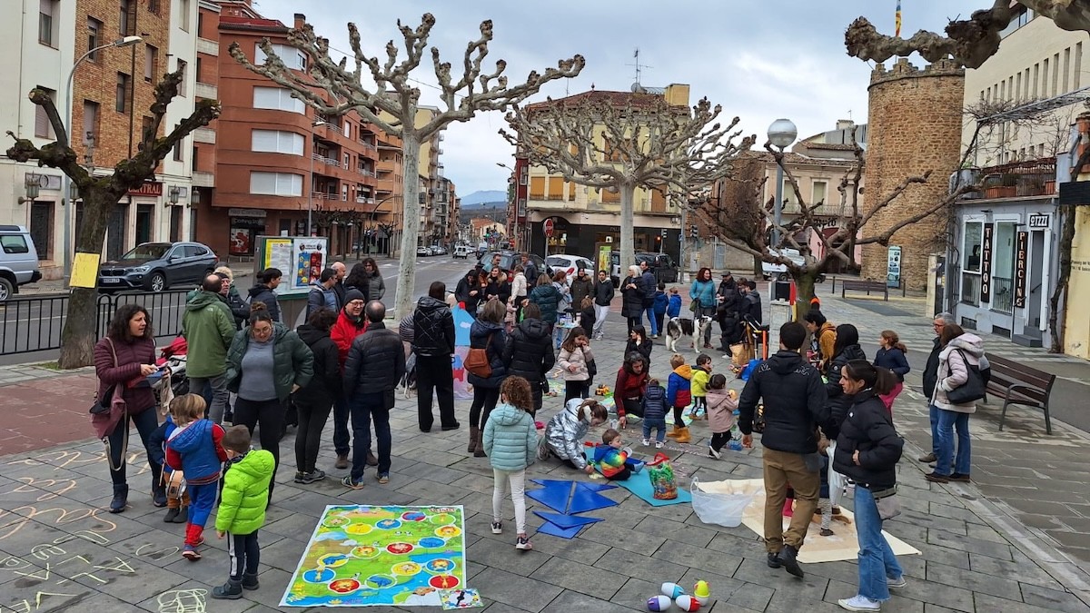 La concentració ha tingut lloc al passeig del Vall de la capital del Pallars Jussà