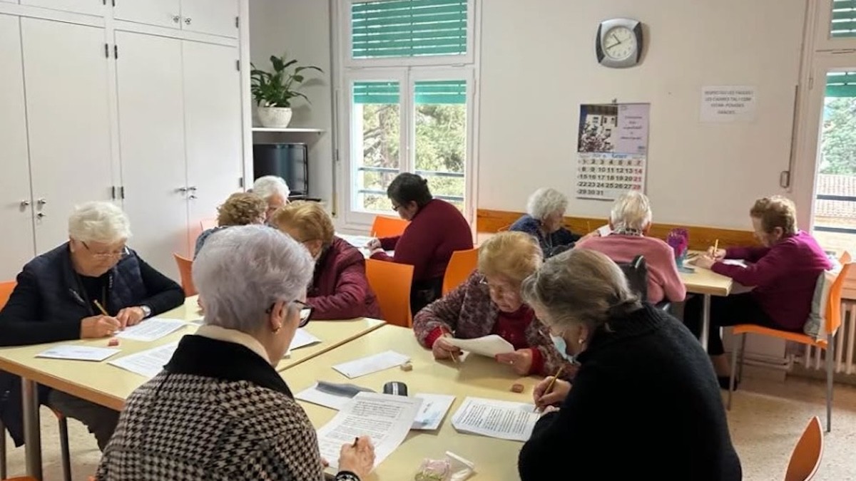 Un taller de memòria al Centre de Dia