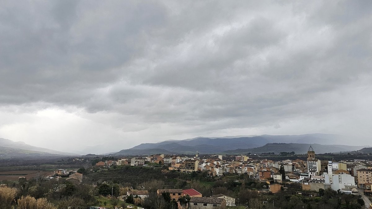 Tremp sota l'amenaça de la pluja, aquest passat dissabte