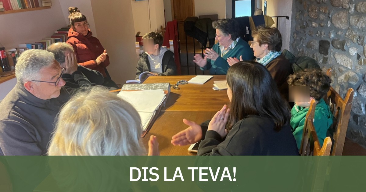 Imatge de l'acte a la Vicaria de Senterada