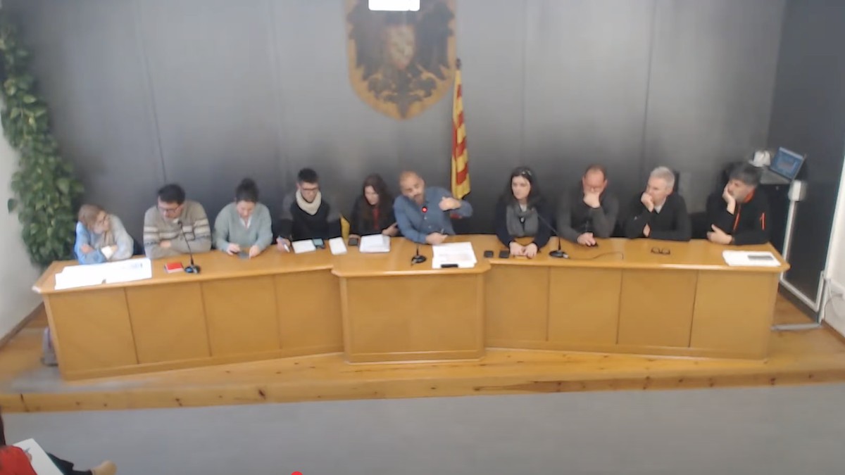 Imatge del ple del consistori d'aquest dimarts