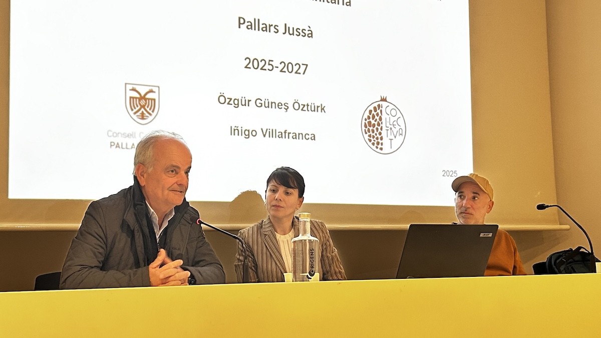 El president del Consell Comarcal, Ramon Jordana, presentant el pla a Tremp