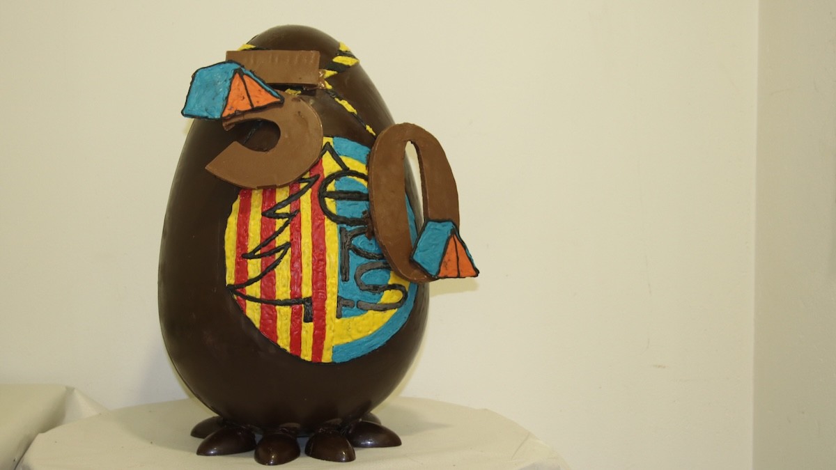L'ou de Caramelles d'enguany, dedicat als 50 anys dels Escoltes de la Pobla de Segur (EPS)