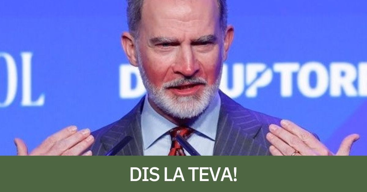 Felip VI amb la cara cremada