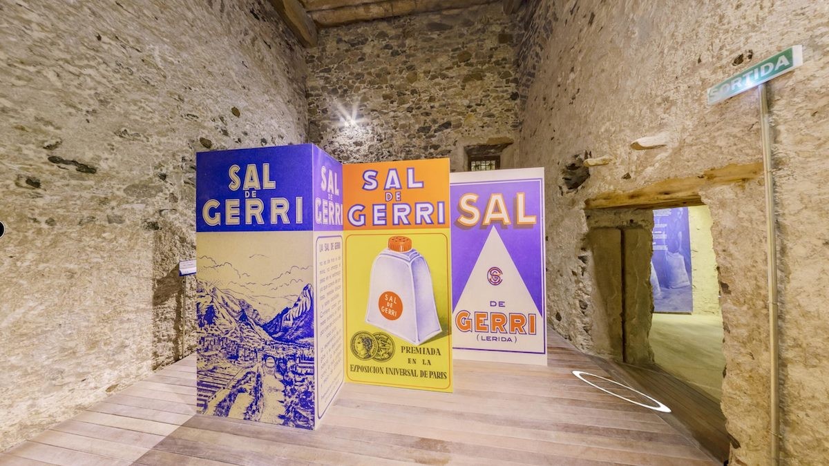 Imatge de l'interior del Museu de Gerri de la Sal