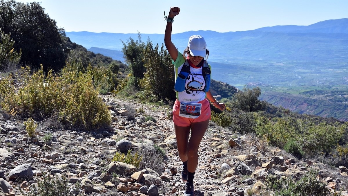 Una corredora durant l'Ultra Pallars de l'any passat