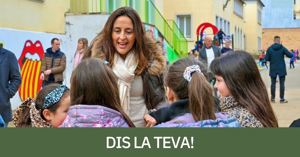 Visita recent de la consellera d'Educació a l'Escola Valldeflors