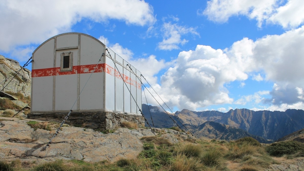 Imatge exterior del refugi de Mont-roig