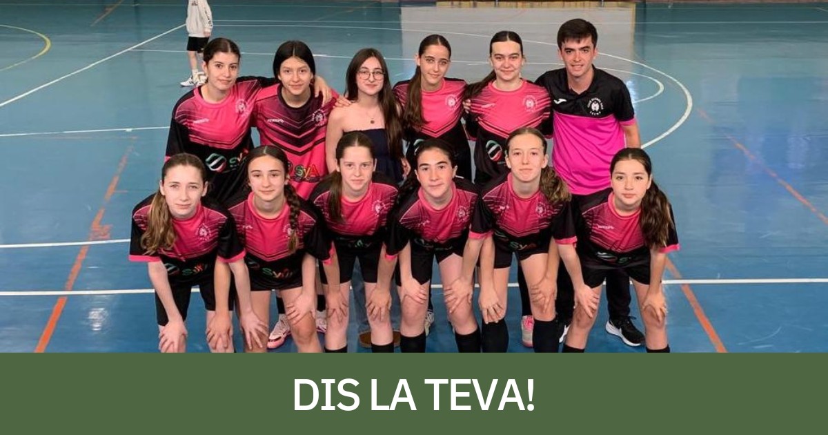 L'equip Infantil femení A del CFS Tremp