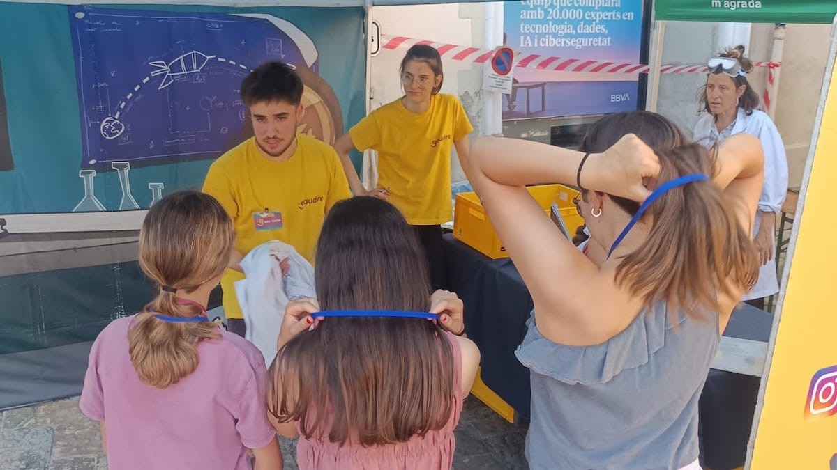L'escape room, titulat “Missió Espacial”, va reunir diversos grups de joves