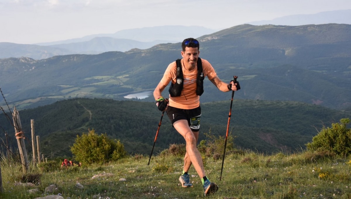 Un corredor participant aquest dissabte a la Cabanera