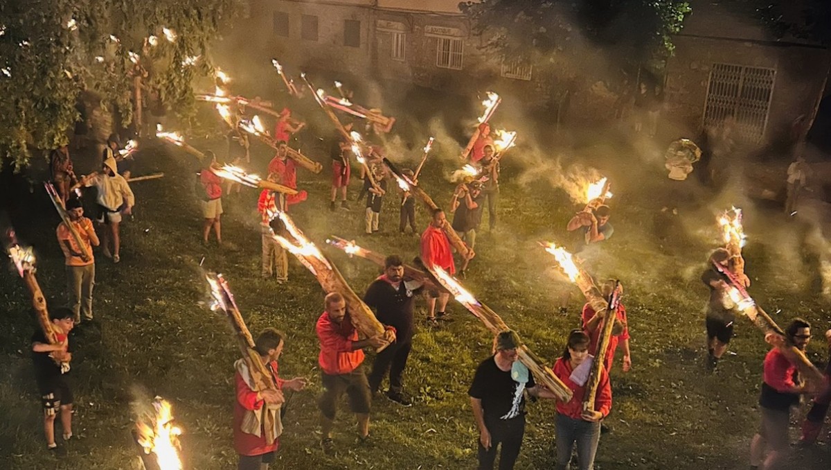Fallaires de Sort arribant a la falla major