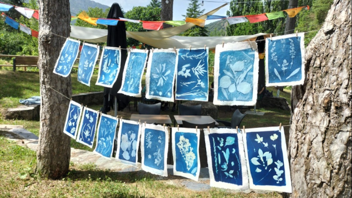 La cianotípia és una tècnica fotogràfica que crea imatges en tons de blau