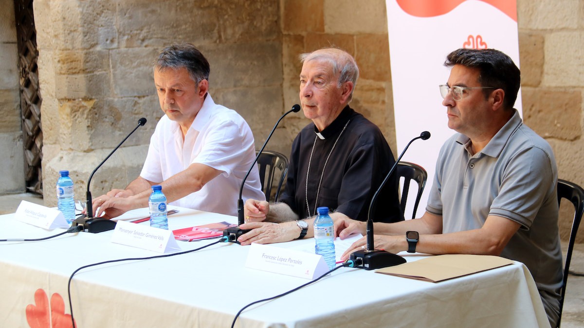 Imatge de la presentació de la memòria a l'IEI de Lleida